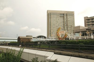 Low angle view of modern building