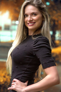 smiling