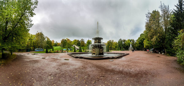 Panoramic view of park against sky