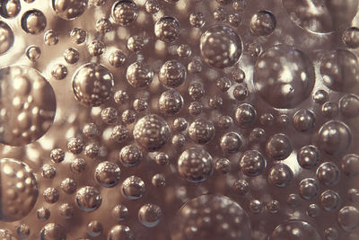 Full frame shot of bubbles