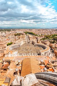 View from basilica san pietro, vatican city