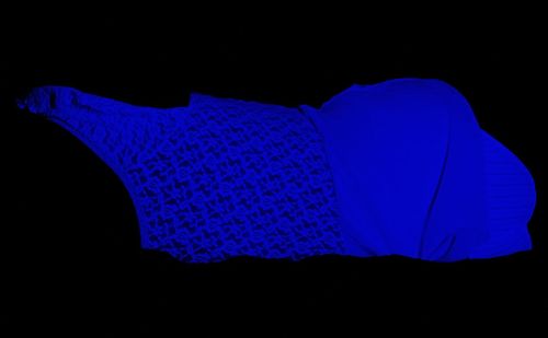 Close-up of a black background