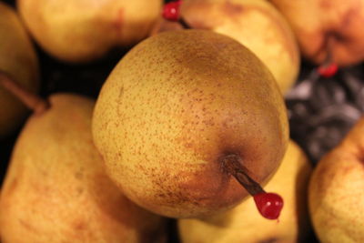 Detail shot of pears