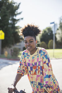 Portrait of a young woman.