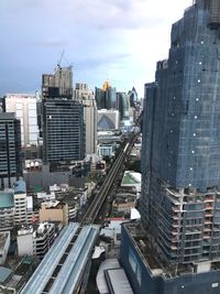 Cityscape against sky