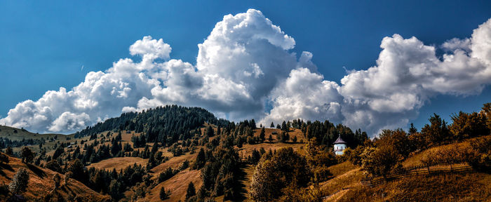 Panoramic view of landscape against sky