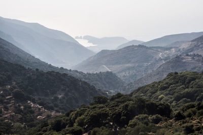 Scenic view of mountains