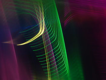 Digital composite image of light painting