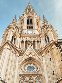 Low angle view of historical building