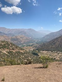 Scenic view of landscape against sky