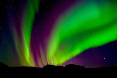 Scenic view of sky at night