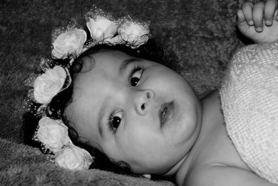 Portrait of cute girl