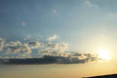 Scenic view of sky at sunset