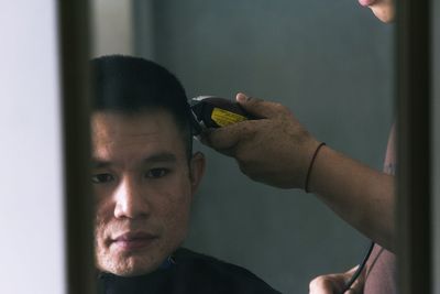 Male haircut