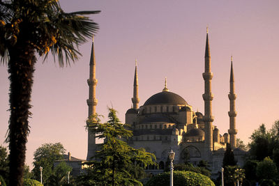 View of cathedral and buildings against sky