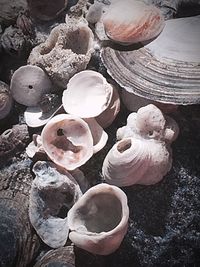 Close-up of objects on table