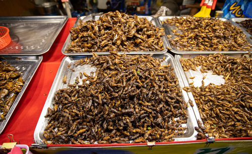 Close-up of food for sale at market stall