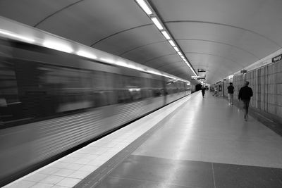 View of subway station