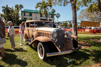 View of vintage car