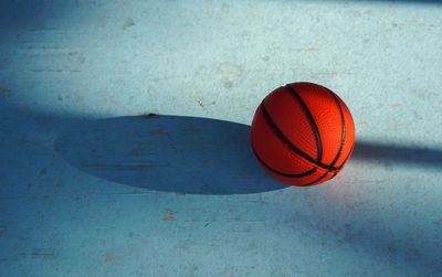 Close-up of basketball hoop