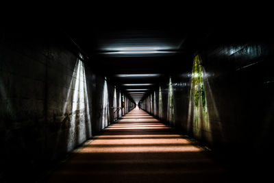 Interior of tunnel