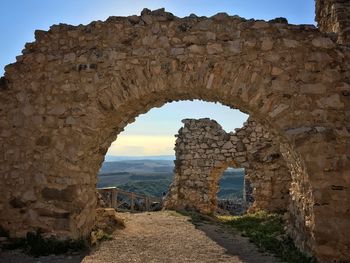 Old ruins against sky