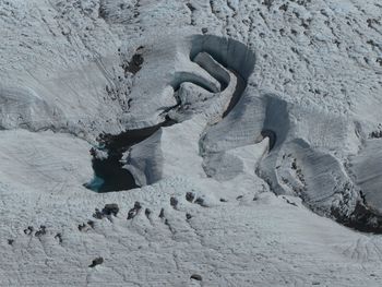 Glacial stream zermatt switzerland 