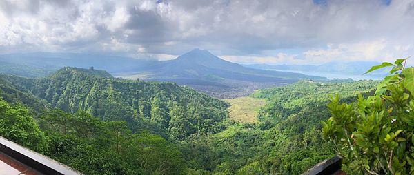 Panoramic view of landscape against sky