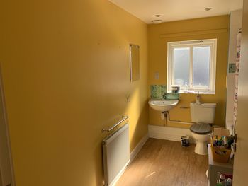 Interior of bathroom