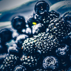 Full frame shot of berries in water