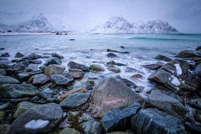 Coast of norwegian sea