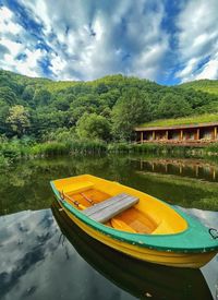 Boat in lake