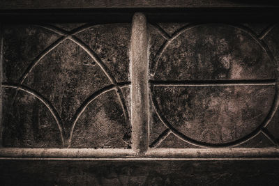 Close-up of old machine