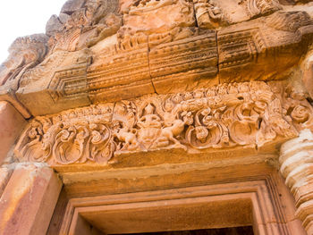 View of buddha statue in temple