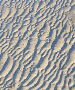 Full frame shot of wet sand