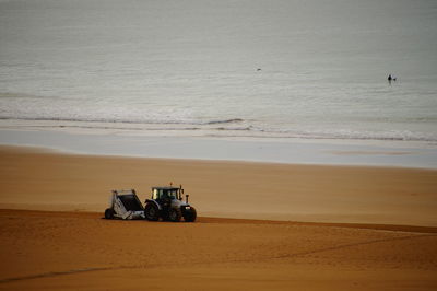 Vehicle on beach