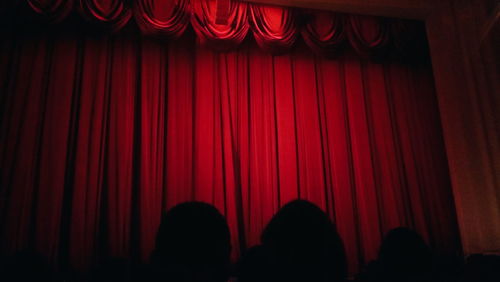 Red curtain