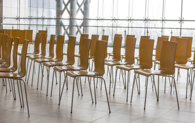 Rows of chairs - meeting background.