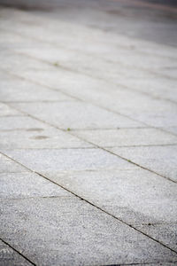 Close-up of tiled floor