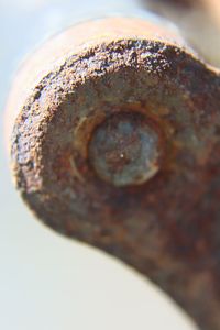 Close-up of rusty metal