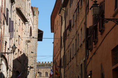 Low angle view of old building