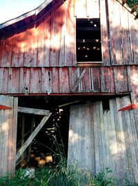 Low angle view of old building