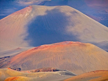 Scenic view of desert against sky