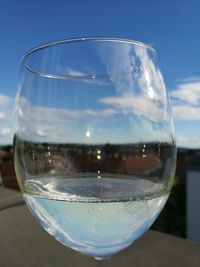 Close-up of drink in glass