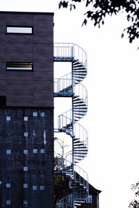 Staircase against sky