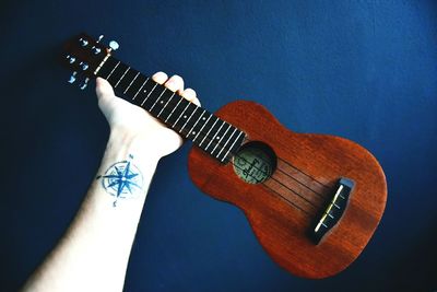 Close-up of guitar