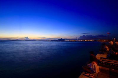 View of city at waterfront