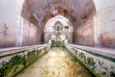 Corridor of old building