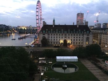 Buildings at waterfront