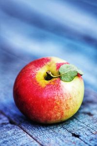 Close-up of apple on table